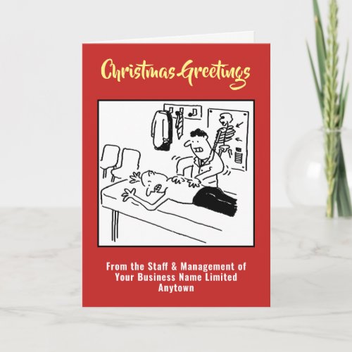 Chiropractor Christmas Card