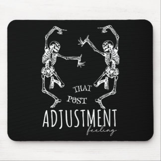 Chiropractor Dancing Skeletons That Post Adjustmen Mouse Pad