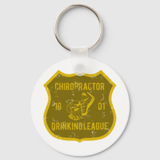 Chiropractor Drinking League Keychain