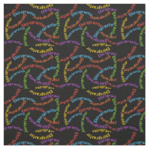 Chiropractor Fabric in Black