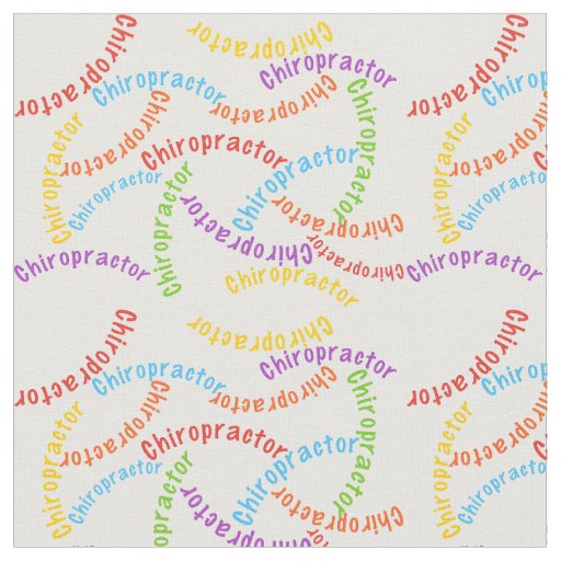 Chiropractor Fabric in White