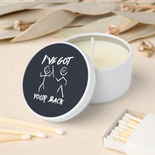 Chiropractor Got Your Back Spine Adjustor Mini Candle Favors