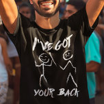 Chiropractor Got Your Back Spine Adjustor Tri-Blend Shirt<br><div class="desc">Fun and cute chiropractic design featuring stick figures. Perfect for chiropractors, doctors, and nurses as a treat on their birthday, graduation, anniversary or for any time of the year. This clever and humorous "I've Got Your Back" t-shirt is perfect for chiropractors with a sense of humor. It's a great way...</div>