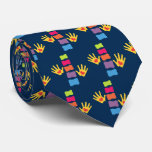 Chiropractor Hands And Spines Tie at Zazzle