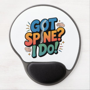 Chiropractor Humor Spine Health Quote Gel Mouse Pad