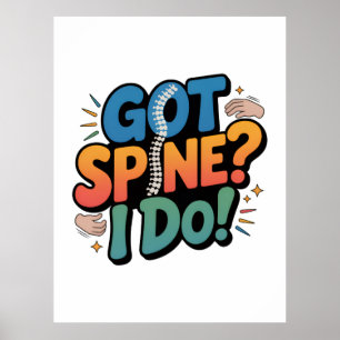 Chiropractor Humor Spine Health Quote Poster