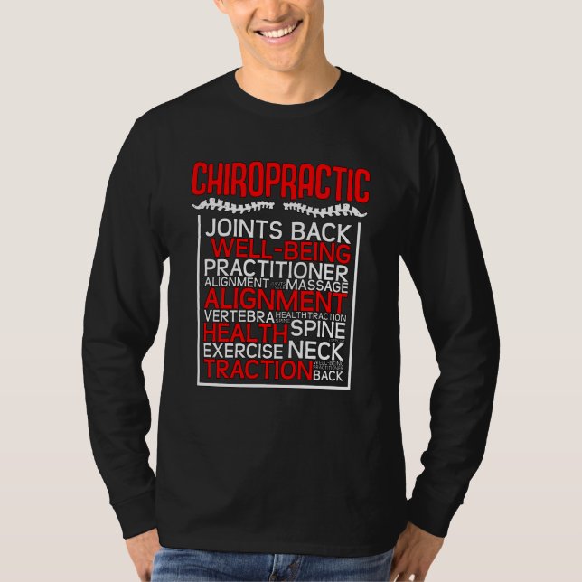 Chiropractor Joints Back Complementary Medicine Ch T-Shirt (Front)