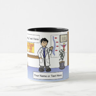 Chiropractor - Male Cartoon by PrintedPerfection Mug