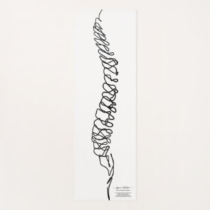 Chiropractor Massage Therapy Spine Yoga Mat