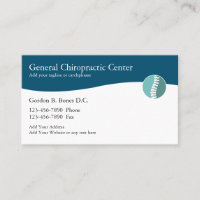 Chiropractor Business Card Magnets, Zazzle