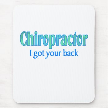 Chiropractor Mouse Pad by medicaltshirts at Zazzle
