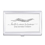 Chiropractor Orthopedic Doctor Therapist Business Card Case