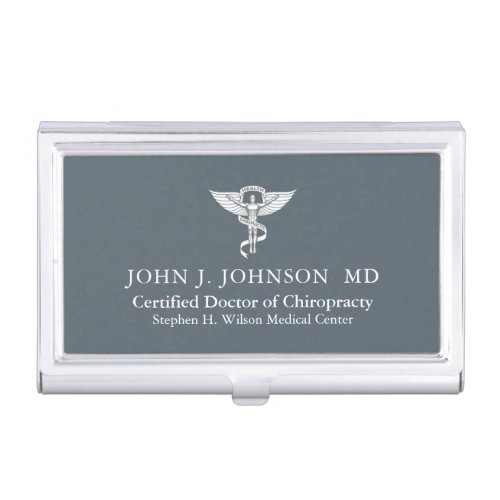 Chiropractor Personalized Business Card Case