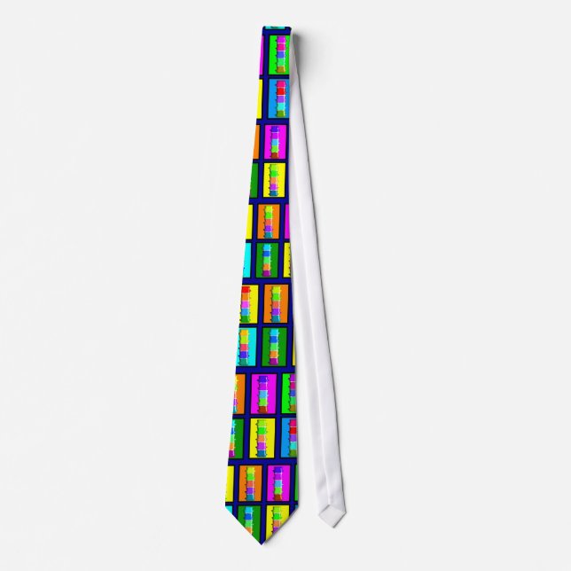 Chiropractor Popart  Gifts Tie (Front)