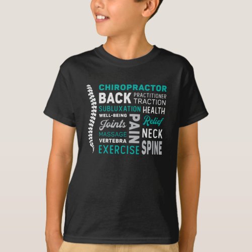 Chiropractor Spine Chiro Medicine Chiropractic T_Shirt