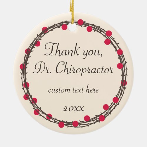 Chiropractors Are Miracle Workers Custom Ornament