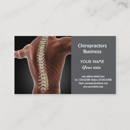 Chiropractors Business Card