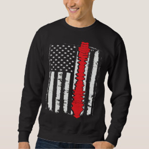 chiropractors USA Flag spines for chiropractic Sweatshirt