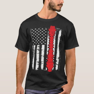 chiropractors USA Flag spines for chiropractic T-Shirt