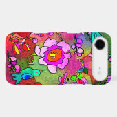 'Chirp' blue Case-Mate iPhone Case (Back (Horizontal))