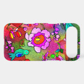 'Chirp' blue Case-Mate iPhone Case (Back (Horizontal))