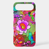 'Chirp' blue Case-Mate iPhone Case (Back)