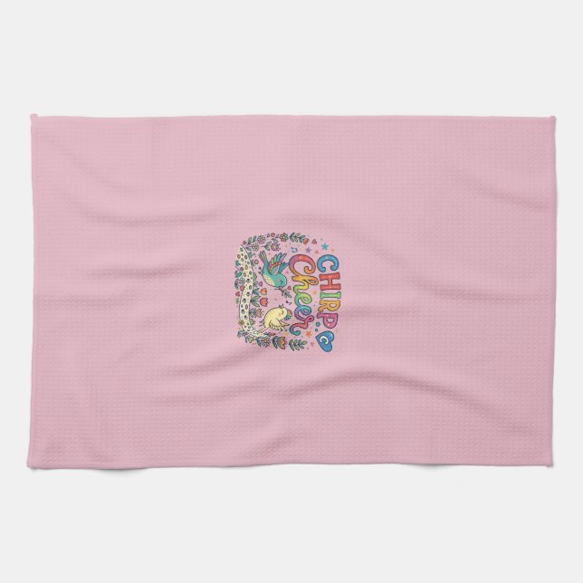 Chirp Cheer Kitchen Towel (Horizontal)
