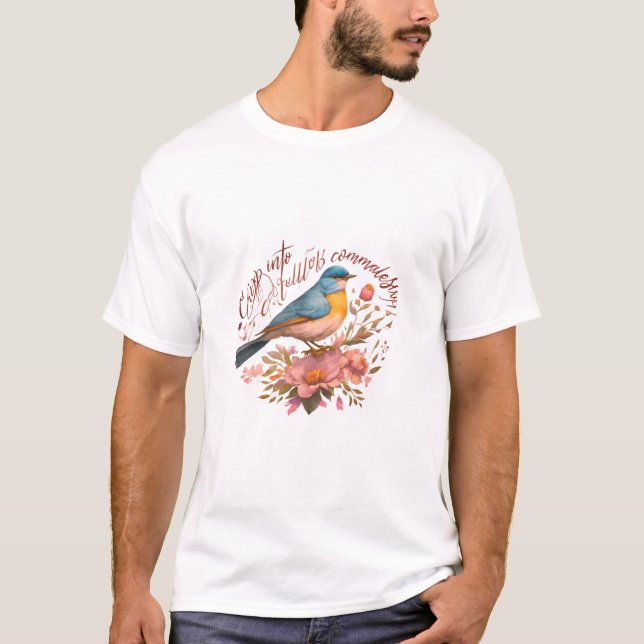 CHIRP INTO COMRADESHIP  T-Shirt (Front)