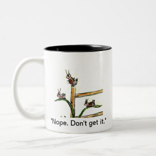 Chirping Crickets Two-Tone Coffee Mug
