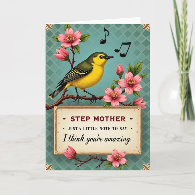 Chirping Mothers Day Song Card (Front)