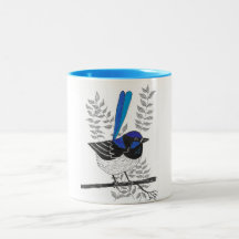 Chirpy Blue Wren