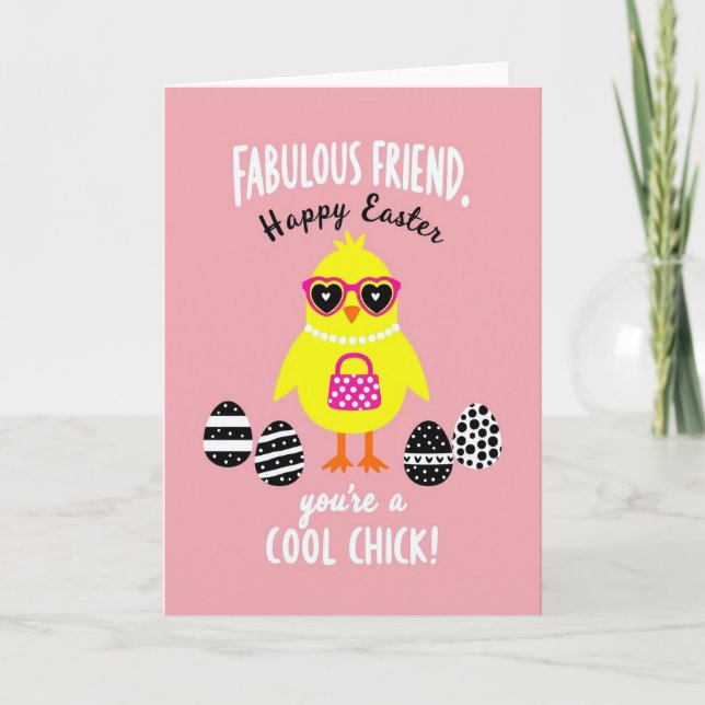 Chirpy Chick Happy Season Card (Front)