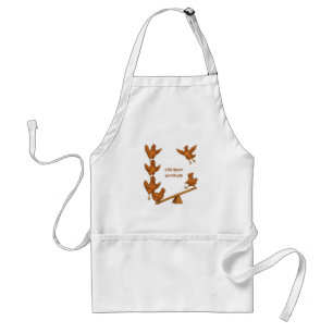 Chirpy Chickens acrobat squad Adult Apron