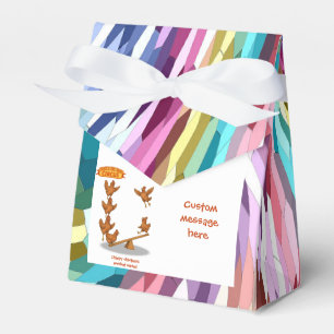 Chirpy Chickens acrobat squad Favor Boxes