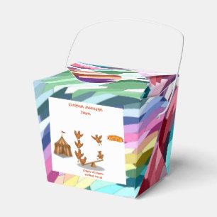 Chirpy Chickens acrobat squad Favor Boxes
