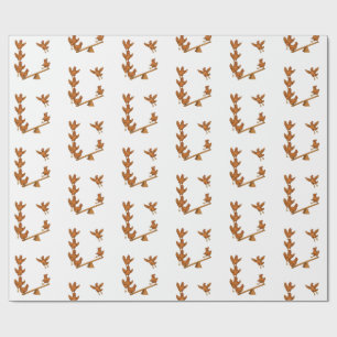 Chirpy Chickens acrobat squad Wrapping Paper
