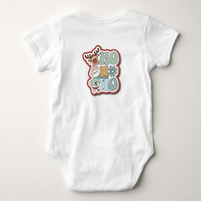 Chirstimas Ho HO Baby Bodysuit (Back)
