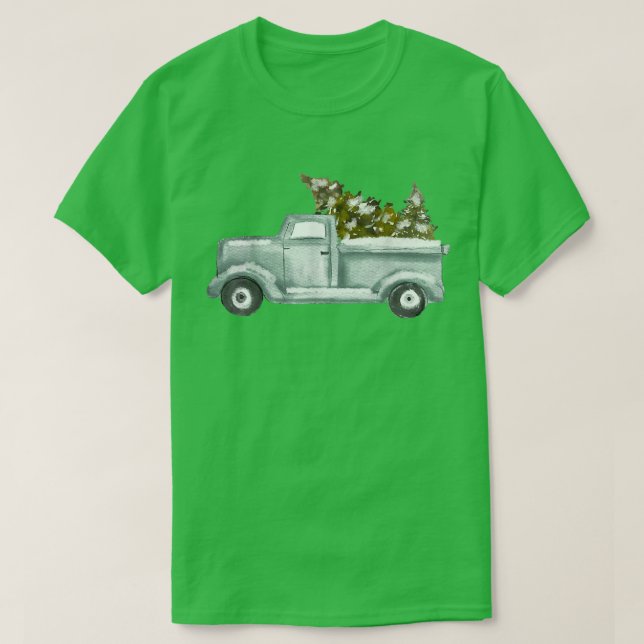 Chirstmas tree on mas truck  T-Shirt (Design Front)