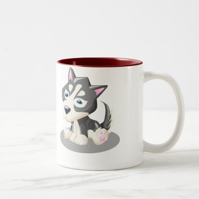 Chisai Husky - Two-Tone Coffee Mug (Right)