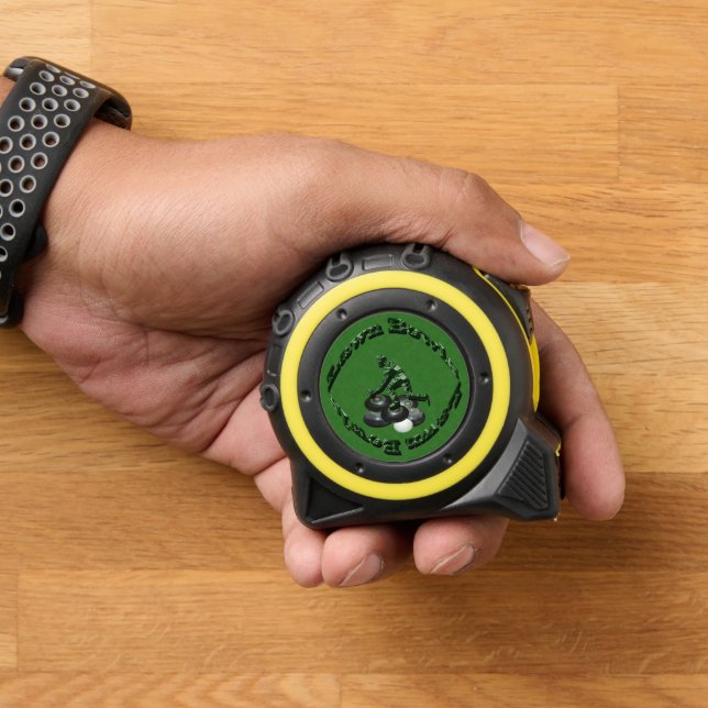 Chiseled Green Lawn Bowls Design, Tape Measure (Home)