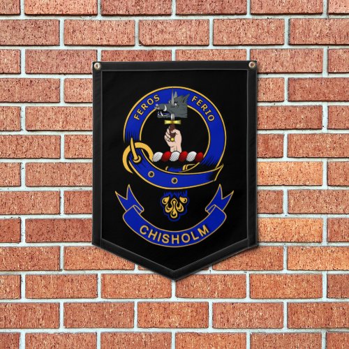 Chisholm Clan Badge Banner    Pennant