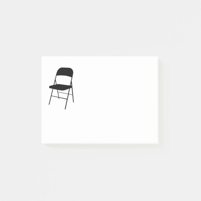 Chisholm | Folding Chair Notes | Black (Front)