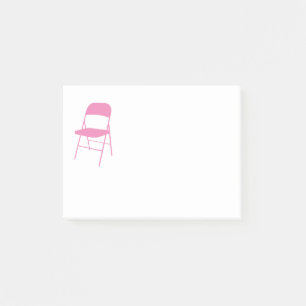 Chisholm   Folding Chair Notes   Light Pink
