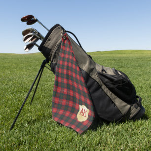 Chisholm Modern Original Scottish Tartan Golf Towel