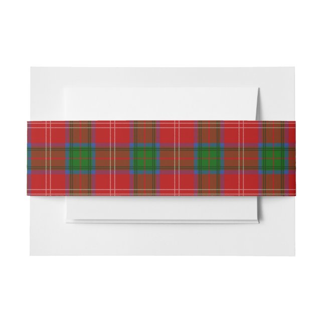 Chisholm Scottish Tartan Belly Band (Front Example)