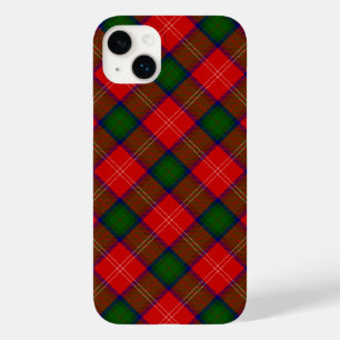 Chisholm tartan red green plaid Case-Mate iPhone 14 plus case