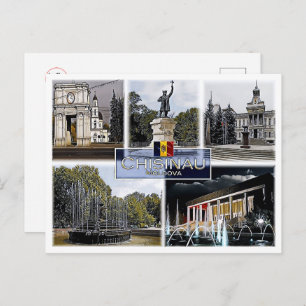 Chisinau - Moldova - Mosaic - Postcard