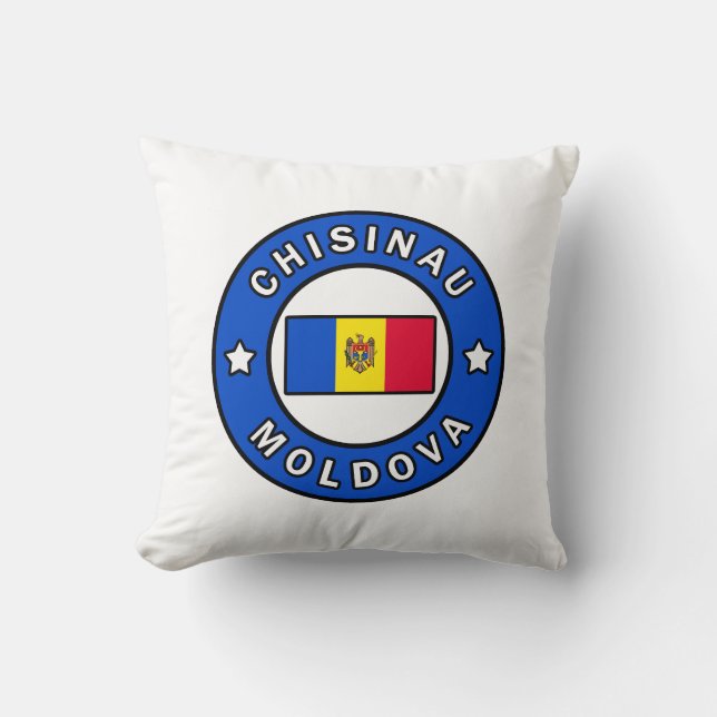 Chisinau Moldova Throw Pillow (Front)