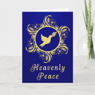 Chistmas Card Dove Peace