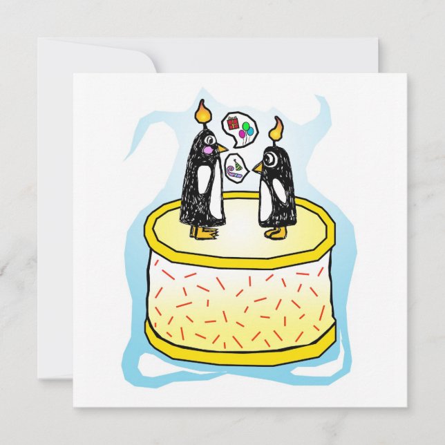 Chit and Chat Birthday Invitations (Front)